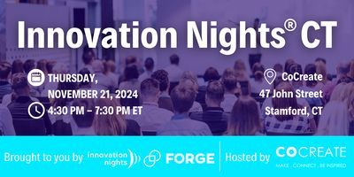 Meet the ecosystem collaborators at #CTInnovationNight!

@UCONNCCEI is dedicated to empowering #entrepreneurs and #innovators in Connecticut. mass.innovationnights.com/expert/uconn-c…

Register today for the event in partnership with <a href="/FORGEImpact/">FORGE</a> on Nov 21: buff.ly/3YUZS9K