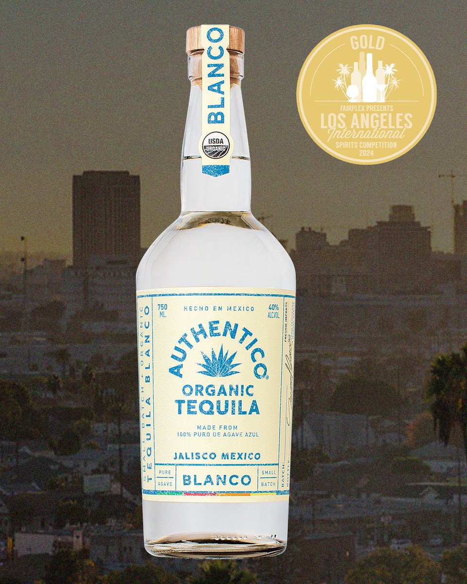 SipAuthentico's tweet photo. Team Authentico is honored to be bringing in some serious awards in 2024! Thank you @fairplex L.A. Spirits Competition for sipping, rating, enjoying all of our current tequila expressions Blanco, Reposado, &amp; Cristalino Reposado. Made with only water, agave, yeast. 💙💛🖤 https://t.co/hLqMxmvEE5