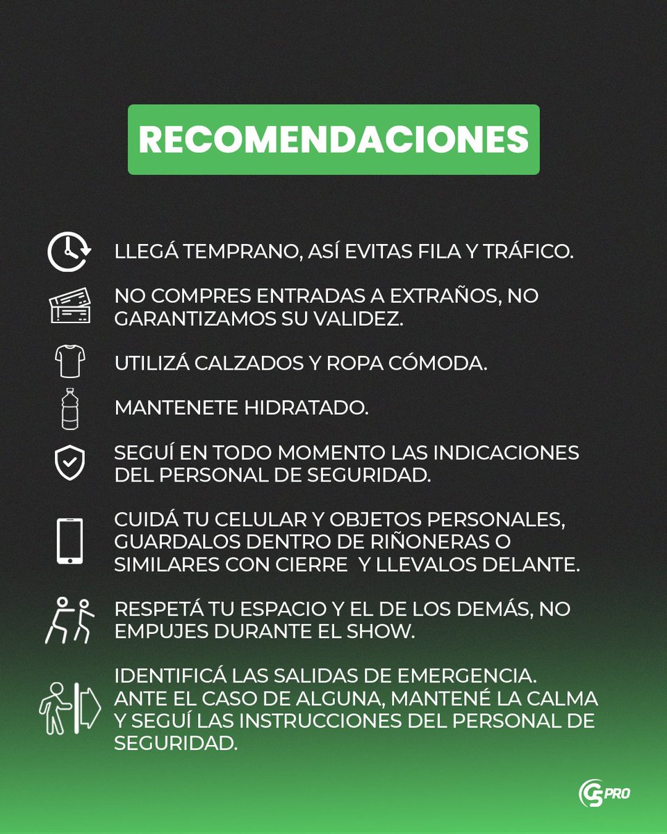 kilkfest's tweet photo. ✅Medidas de Seguridad
✅Recomendaciones

🗓️16/Nov.
📍Jockey Club

👆DTO 20% en compras vía web con tu tarjeta de crédito Itaú Visa✅
🎟️Entradas en @ticketeapy y vía web en https://t.co/RLV4DhWAhx https://t.co/xy83dMO2Ev