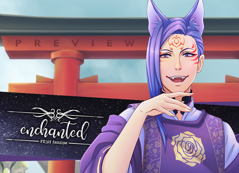 #FE3H A little preview of my piece for <a href="/EnchantedZine/">Enchanted: A Fire Emblem Three Houses Zine</a>