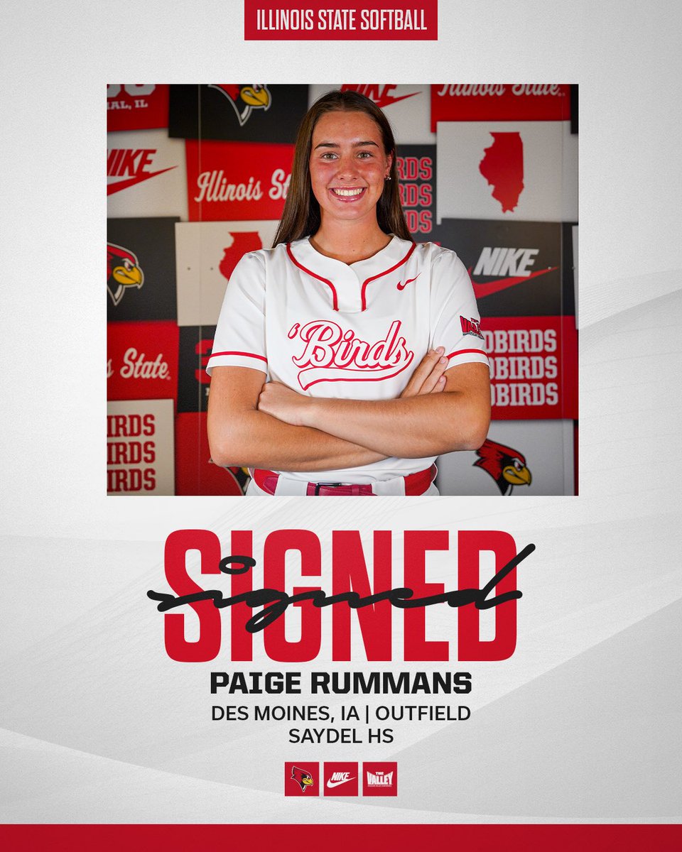 Iowa ➡️ Illinois

Welcome to the Redbird Softball fam, <a href="/PaigeRummans/">Paige Rummans</a> 🫶
