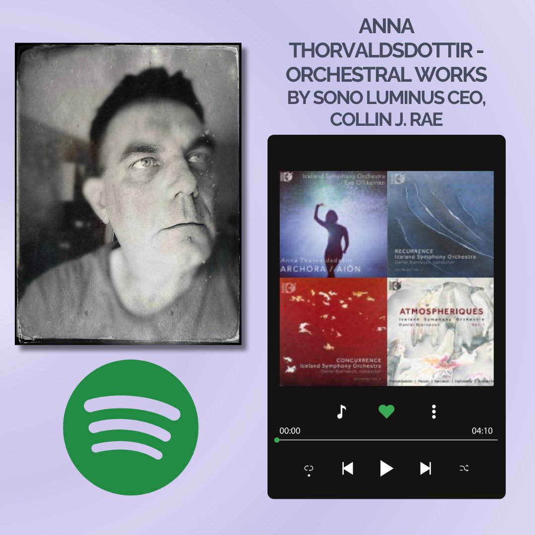 Listen to a playlist dedicated to the orchestral works of Anna Thorvaldsdottir, one of my favorite composers and human beings. 

Enjoy the playlist: open.spotify.com/playlist/6AdNX…

#AnnaThorvaldsdottir #Compower #ClassicalMusic #MusicLabel #SonoLuminus