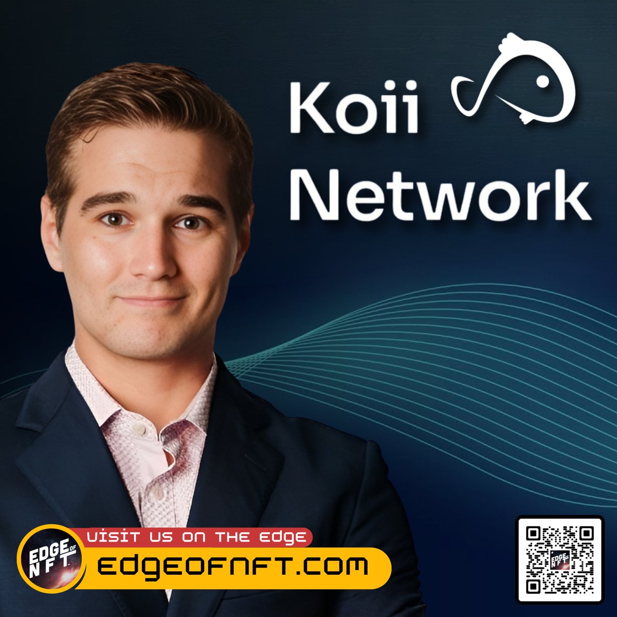 TheEdgeofShow's tweet photo. Twitter: 🔊 New #EdgeOfNFT episode is live! 🚀 
Hear from @al_from_koii  of @KoiiFoundation about revolutionizing AI and Web3 through decentralized internet. 

Don’t miss out—unlock your device’s potential now! 🌐💥

Watch or listen:
YouTube: https://t.co/IGlkMVzV89
Spotify: https://t.co/vSkH7HKkRz
Apple Podcasts: https://t.co/usNd6UpUHC

#Web3 #DecentralizedInternet #Blockchain #AI #TechTrends #Crypto