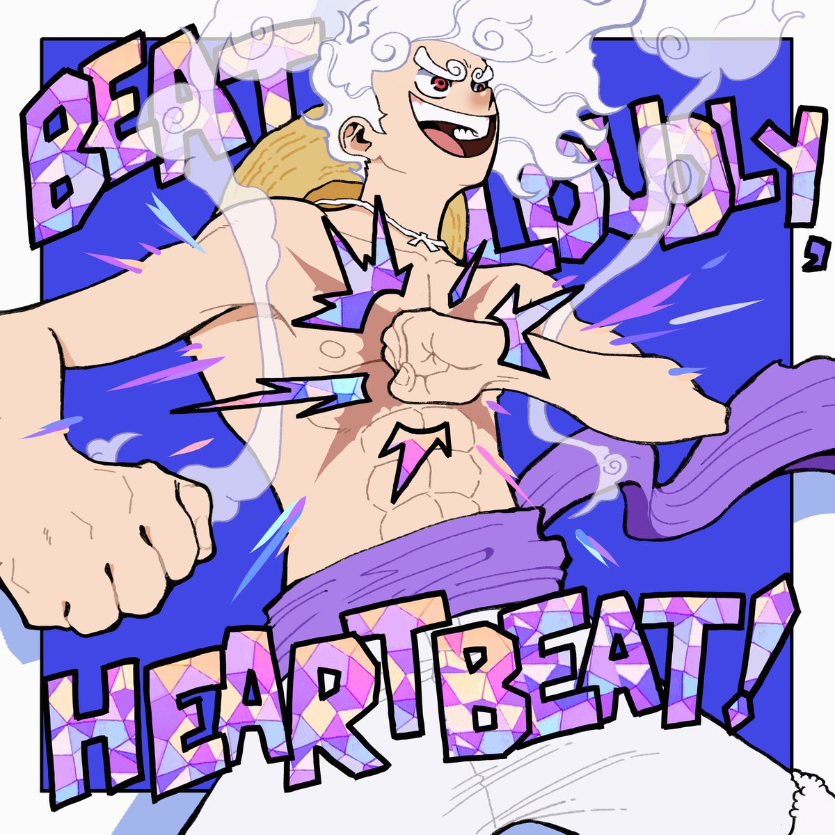 beat loudly, heartbeat!
#ONEPIECE