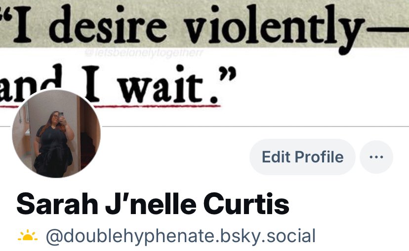 doublehyphenate's tweet photo. I deleted this cursed app for almost a week and it has immensely improved my mental health not being on here and I WAS trying to not get back on social media but my spouse forced me to get the other app so, I’m there I guess. But I probably won’t be getting on here anymore. https://t.co/gEZ8ku9fED