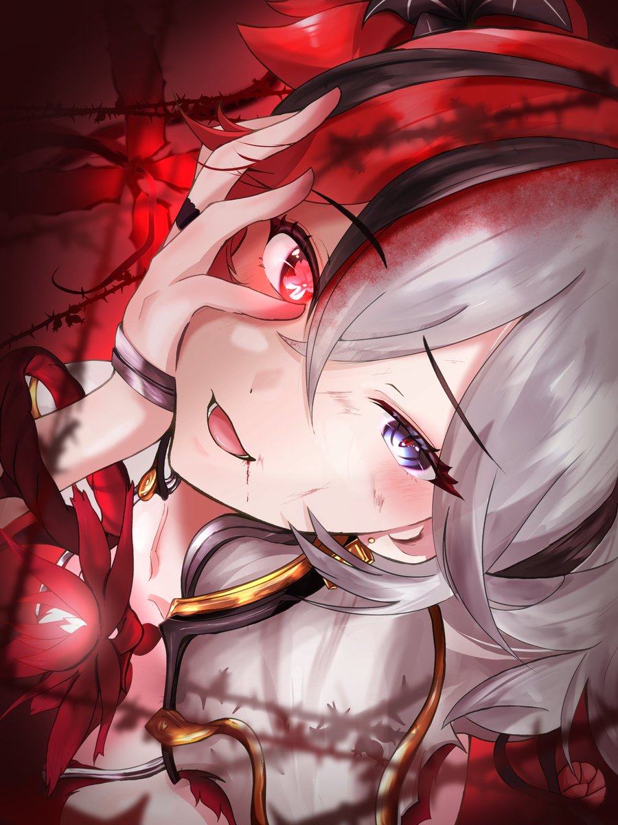 もっと私を楽しませて！
Entertain me!
#鳴潮 #鳴潮ファンアート #ツバキ
#WutheringWaves #WuWaFanart #Camellya