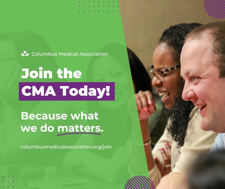 Join us today and be part of positive change in healthcare. Click the link to learn more! columbusmedicalassociation.org/join

#cmaaffiliates #wearegoodhealth #CMAMember