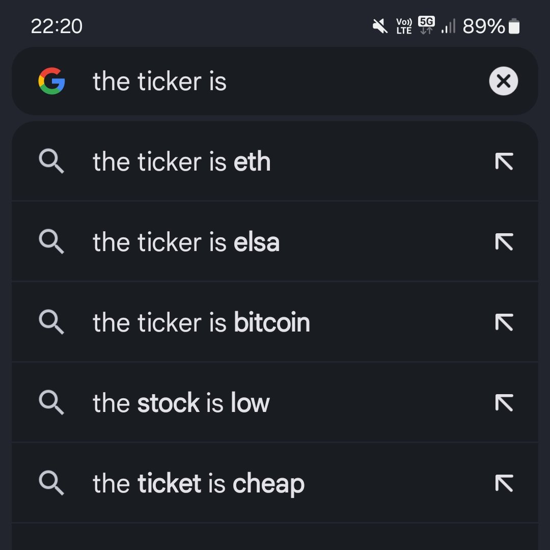 What's the ticker?
