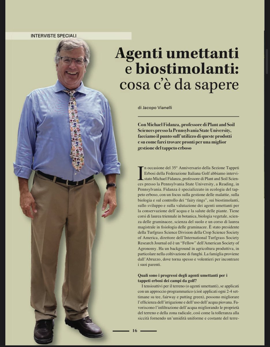 Momma Fidanza is happy! I made it into an Italian golf magazine! 🇮🇹