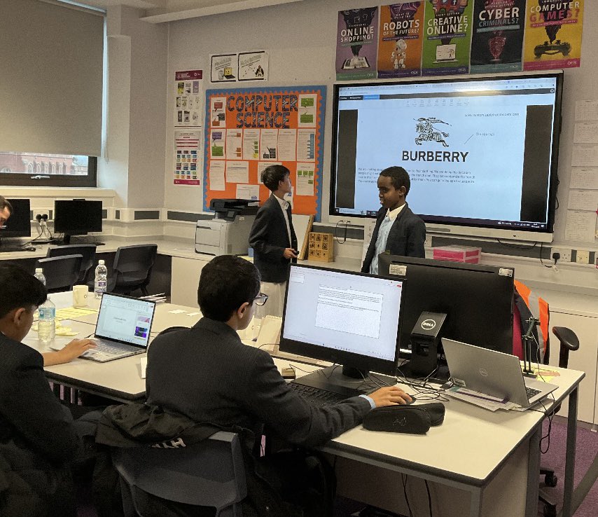 edenboysbolton's tweet photo. #DigitalDay24! Our students are thrilled to work with cti digital today! Thanks to @BIMA alongside @EPAMSystems and @Humanfirstcollective and this year’s challenge partners @Microsoft, @Burberry and @RSPCA, for this initiative which seeks to close the nation’s #DigitalSkillsGap https://t.co/BdxQ06ghAd