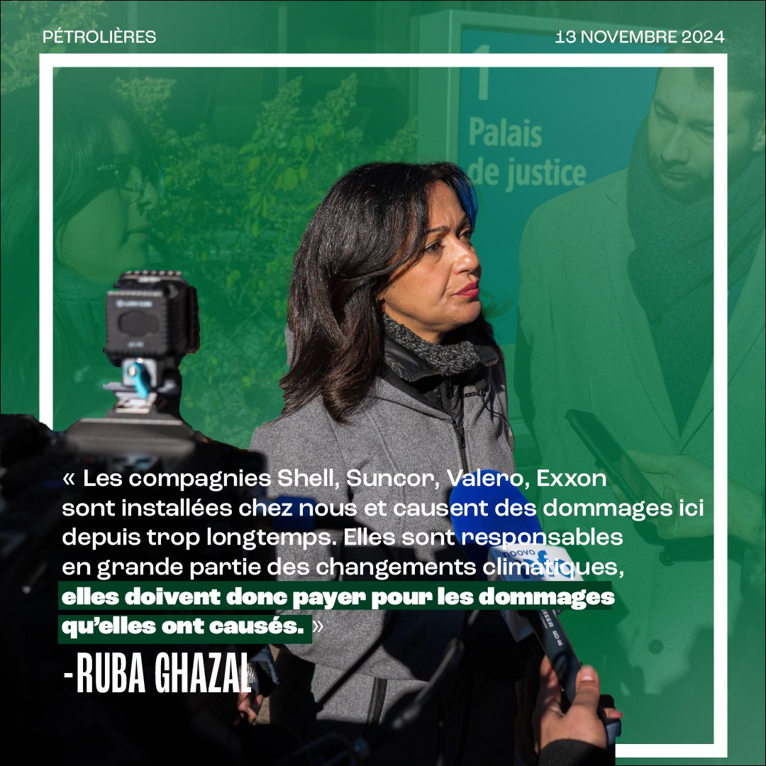 On est dû pour un peu de justice climatique au Québec.

Aujourd’hui, Québec solidaire demande au gouvernement du Québec de poursuivre en justice les grandes pétrolières pour les dommages causés par les changements climatiques.

C’est pas aux citoyens de payer, c’est pas eux qui