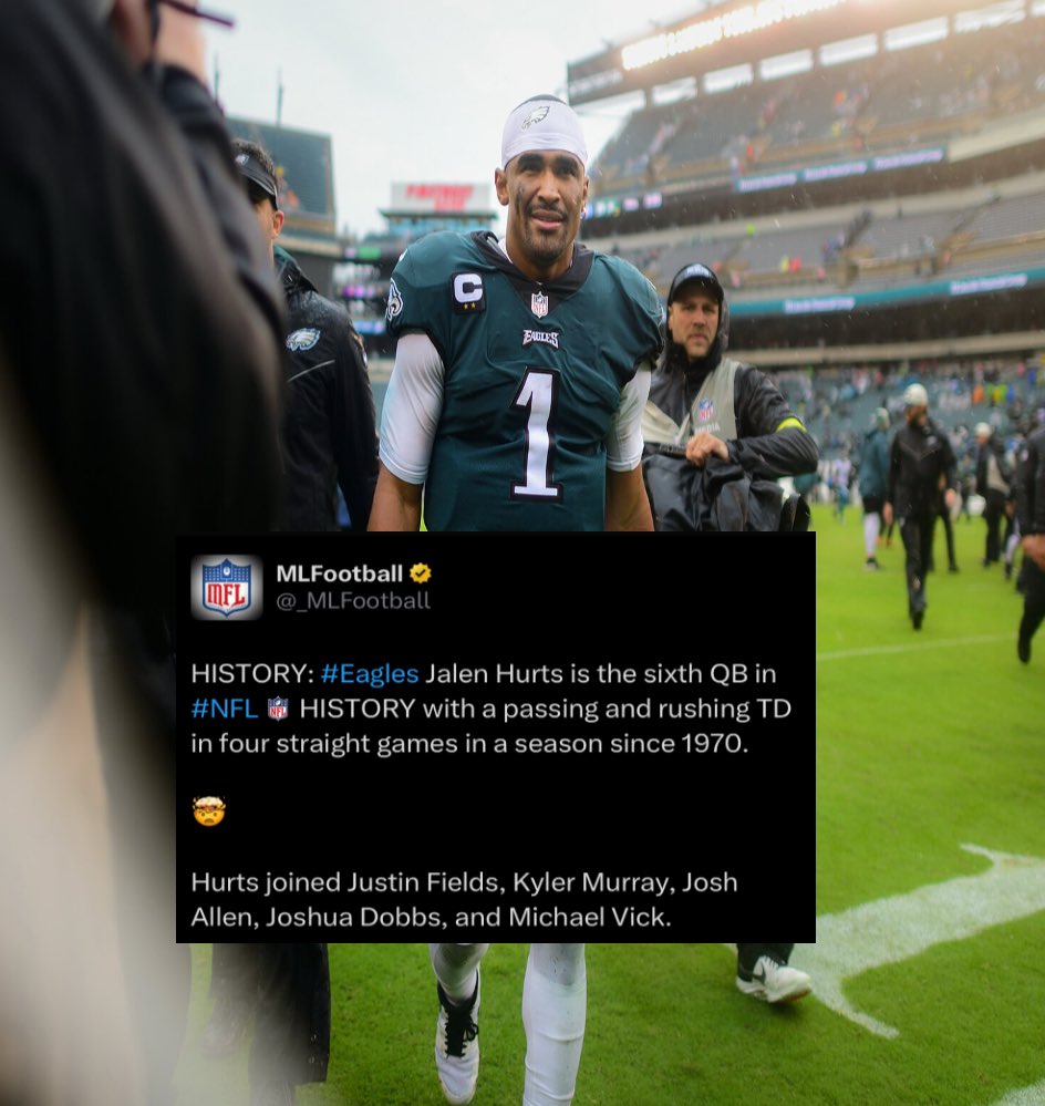 deonejr1's tweet image. Per @_MLFootball. 

#HurtsSzn #BREEDOF1 #GoBirds 🦅