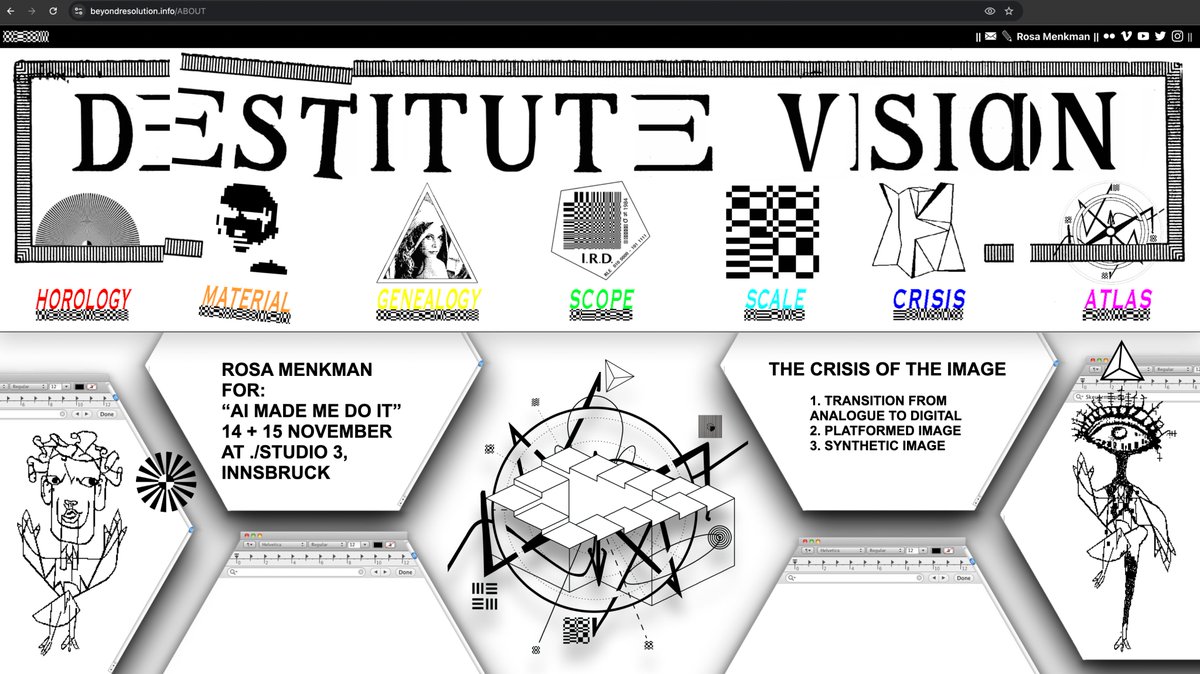 Tomorrow I present The Crisis of the Image @ ./studio3 Innsbruck during the AI Made Me Do It Symposium studio3.me/studio3_event/…