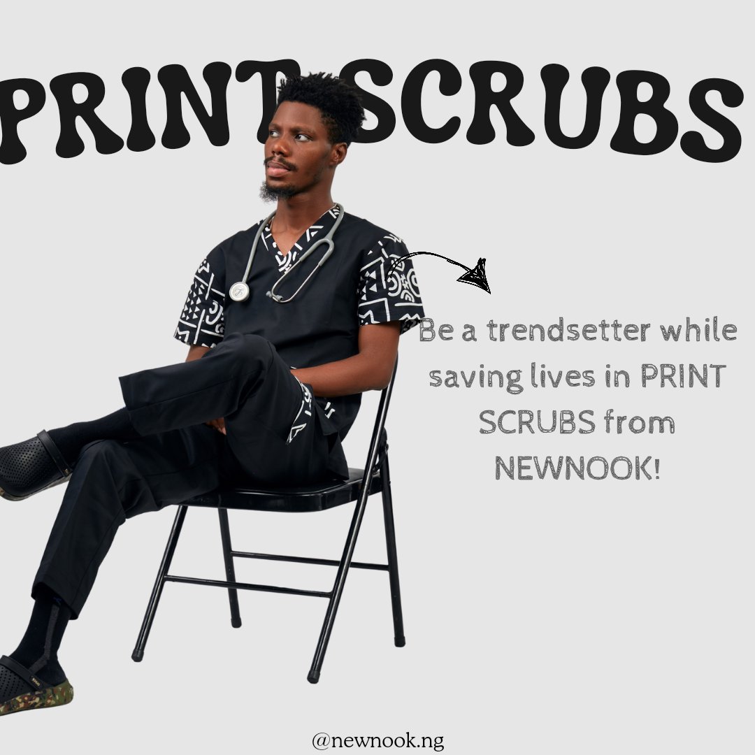 newnook_ng's tweet image. Bring the art into every shift! 🎨
 Trendsetting print scrubs are here to make every day feel like a masterpiece. 

Ready to set trends in your scrubs?

Price: 25,000 naira (S-XL)✨✨✨

 #PrintPerfection #StyleOnShift #BoldScrubs