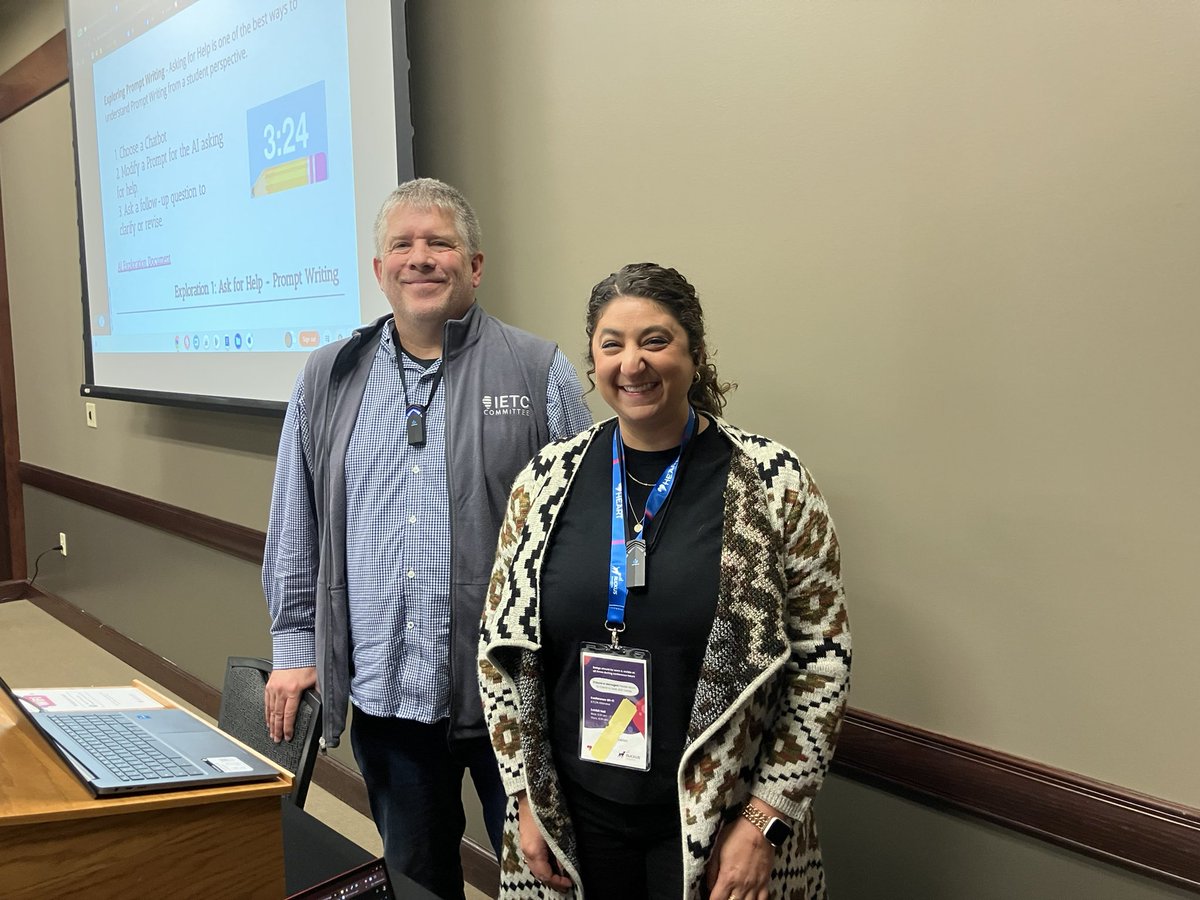 Stan Gorbatkin (@sgorbatkin) on Twitter photo I spy <a href="/WickedEdTech/">Steve Wick 🚀</a> and
<a href="/ManyEdventures/">Julie Many</a> as they present at #IETC24 <a href="/ipsd204/">Indian Prairie 204</a> <a href="/NeuquaValley/">Neuqua Valley High School</a> I spy <a href="/WickedEdTech/">Steve Wick 🚀</a> and
<a href="/ManyEdventures/">Julie Many</a> as they present at #IETC24 <a href="/ipsd204/">Indian Prairie 204</a> <a href="/NeuquaValley/">Neuqua Valley High School</a>