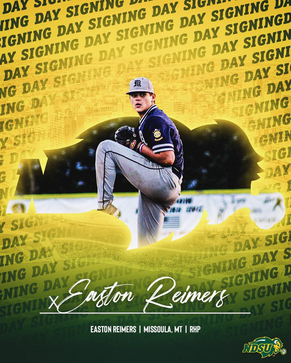 𝓢𝓲𝓰𝓷𝓮𝓭! ✍️

Welcome to the Bison family, Easton!