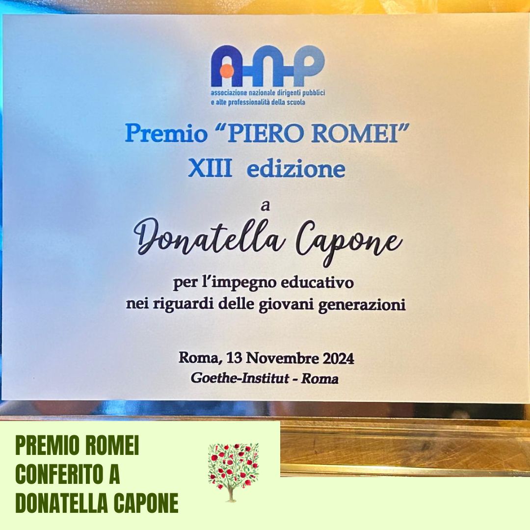 🏆 Oggi Donatella ha ricevuto il Premio Romei 2024 presso l'Auditorium del Goethe-Institut di Roma. Un onore celebrare questo importante traguardo insieme a lei! 🌟
#NAnA #PremioRomei <a href="/Biostellasrl/">Biostella s.r.l.</a> <a href="/DonatellaCapone/">Donatella Capone</a>