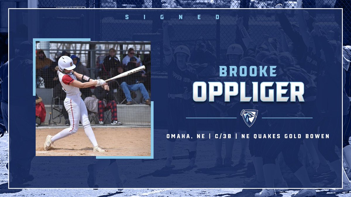 UIU_Softball's tweet photo. 𝕆 𝕗 𝕗 𝕚 𝕔 𝕚 𝕒 𝕝🖊️

Join us in welcoming 𝘽𝙧𝙤𝙤𝙠𝙚 𝙊𝙥𝙥𝙡𝙞𝙜𝙚𝙧 to the Peacock Family!

Omaha, NE ➡️ Fayette, IA

#FeathersUp🦚 |  #WelcomeHome https://t.co/zteD4AEx4B