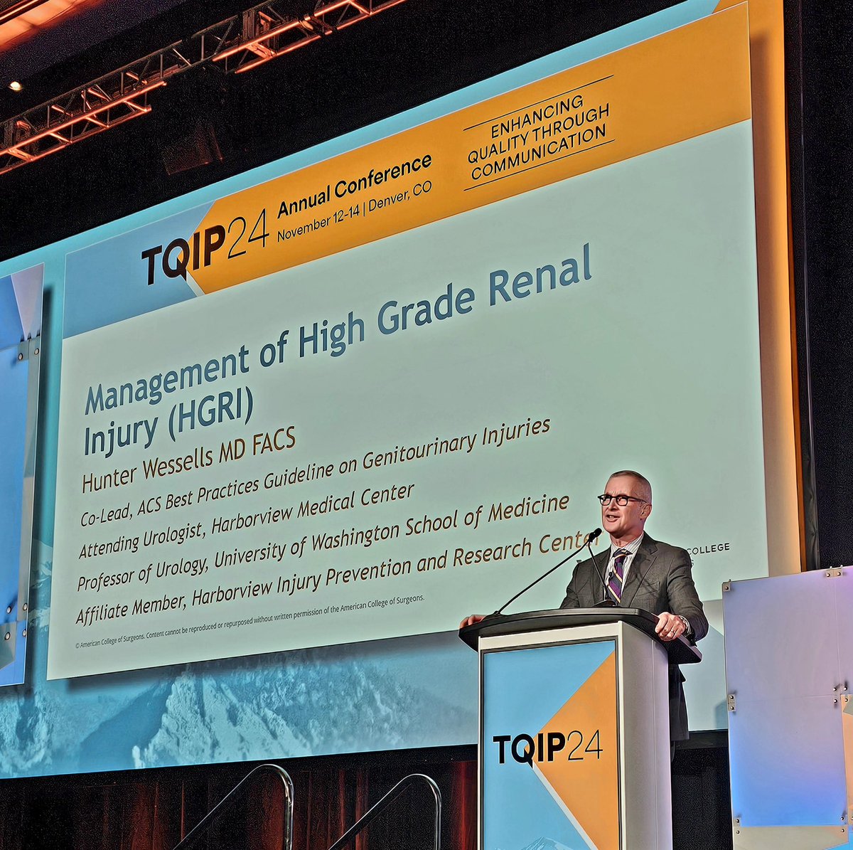 Hunter Wessells (@wessellshunter) on Twitter photo At #TQIP2024 with <a href="/nielsvjohnsen/">Niels V Johnsen, MD MPH</a> presenting new <a href="/AmCollSurgeons/">American College of Surgeons</a> Best Practice Guideline on GU Injuries to reach 2.3k attendees and improve patient care at every level of trauma center across US and Canada <a href="/acsTrauma/">The ACS Committee on Trauma</a> <a href="/AmerUrological/">Amer. Urol. Assn.</a> <a href="/SocietyGURS/">GURS</a> <a href="/otatrauma/">OTA</a> <a href="/RSNA/">RSNA</a> At #TQIP2024 with <a href="/nielsvjohnsen/">Niels V Johnsen, MD MPH</a> presenting new <a href="/AmCollSurgeons/">American College of Surgeons</a> Best Practice Guideline on GU Injuries to reach 2.3k attendees and improve patient care at every level of trauma center across US and Canada <a href="/acsTrauma/">The ACS Committee on Trauma</a> <a href="/AmerUrological/">Amer. Urol. Assn.</a> <a href="/SocietyGURS/">GURS</a> <a href="/otatrauma/">OTA</a> <a href="/RSNA/">RSNA</a>