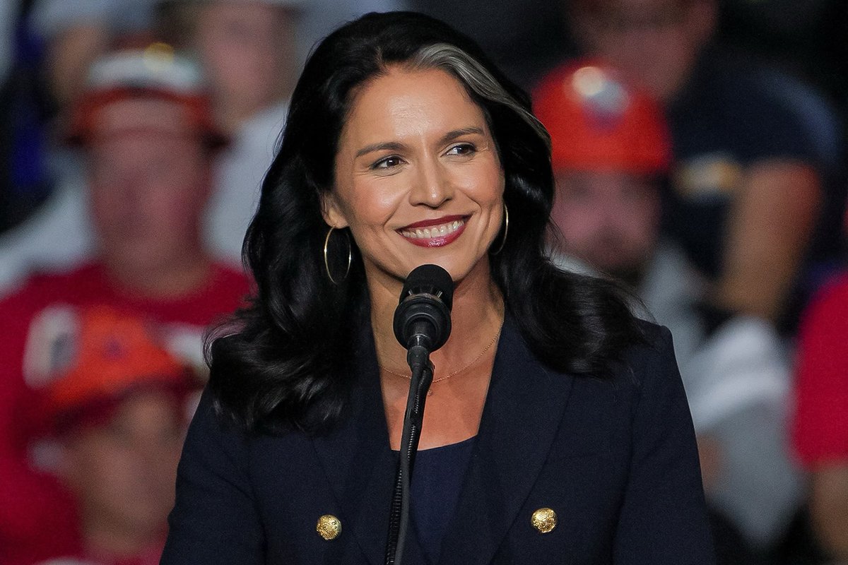sentdefender's tweet photo. President-Elect Donald J. Trump has nominated Former House Representative and Lieutenant Colonel in the U.S. Army, Tulsi Gabbard as the Director of National Intelligence (DNI). https://t.co/fnFjSgKtd1