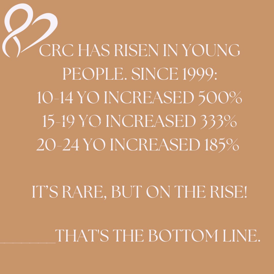 BMBottomLine's tweet photo. We have to stop the trend! 
.
.
#CANCERSUCKS #KroppGerloffStrong #colorectalcancer #coloncancer #bowelcancer #rectalcancer #colonoscopy #cancer #bigmikesbottomline #bmbl #peekatyourpoop #getscreenedforcoloncancer https://t.co/Q8dKWzETZc