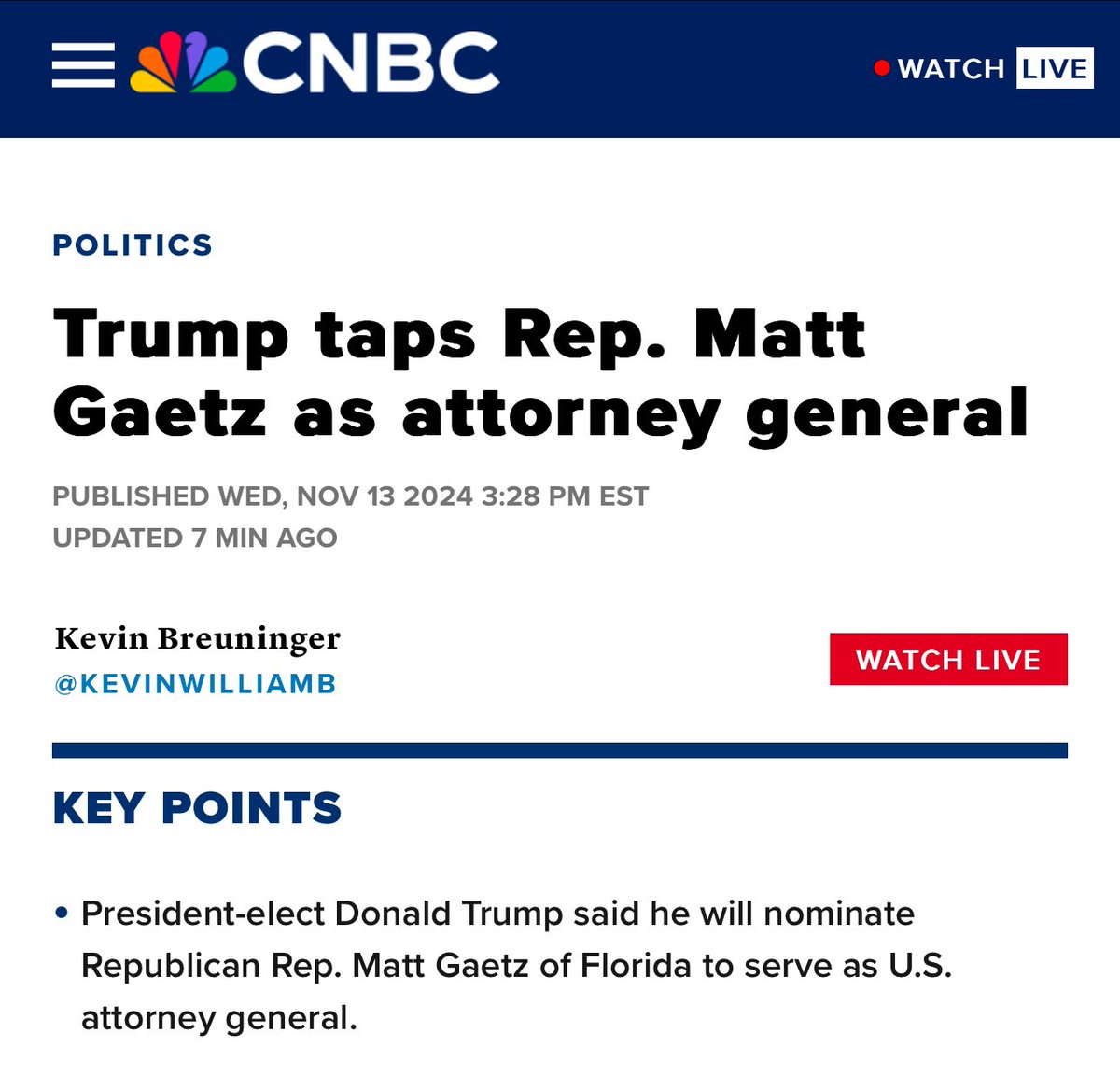 Say what you will, but you can’t say Matt Gaetz is unfamiliar with the DOJ