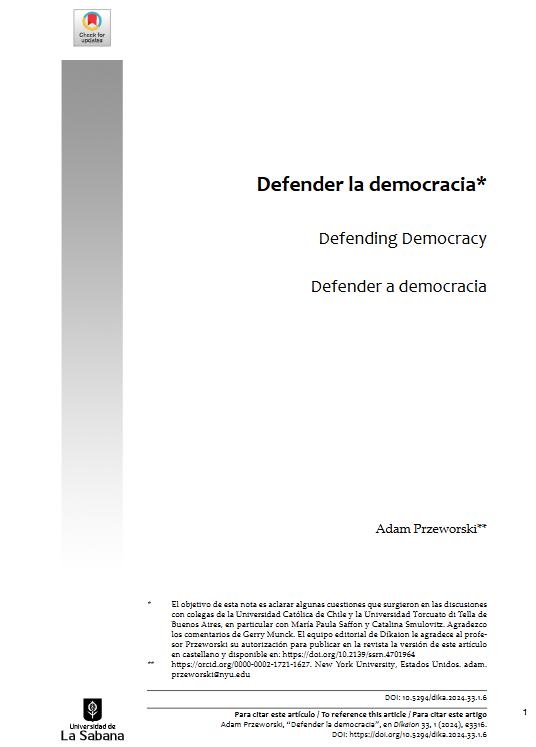 Vicente F. Benítez-R. (@benvicente) on Twitter photo "Defender la democracia" de <a href="/AdamPrzeworski/">Adam Przeworski</a> , publicado en <a href="/RDikaion/">Revista Díkaion</a> de @DerechoUSabana
dikaion.unisabana.edu.co/index.php/dika… "Defender la democracia" de <a href="/AdamPrzeworski/">Adam Przeworski</a> , publicado en <a href="/RDikaion/">Revista Díkaion</a> de @DerechoUSabana
dikaion.unisabana.edu.co/index.php/dika…