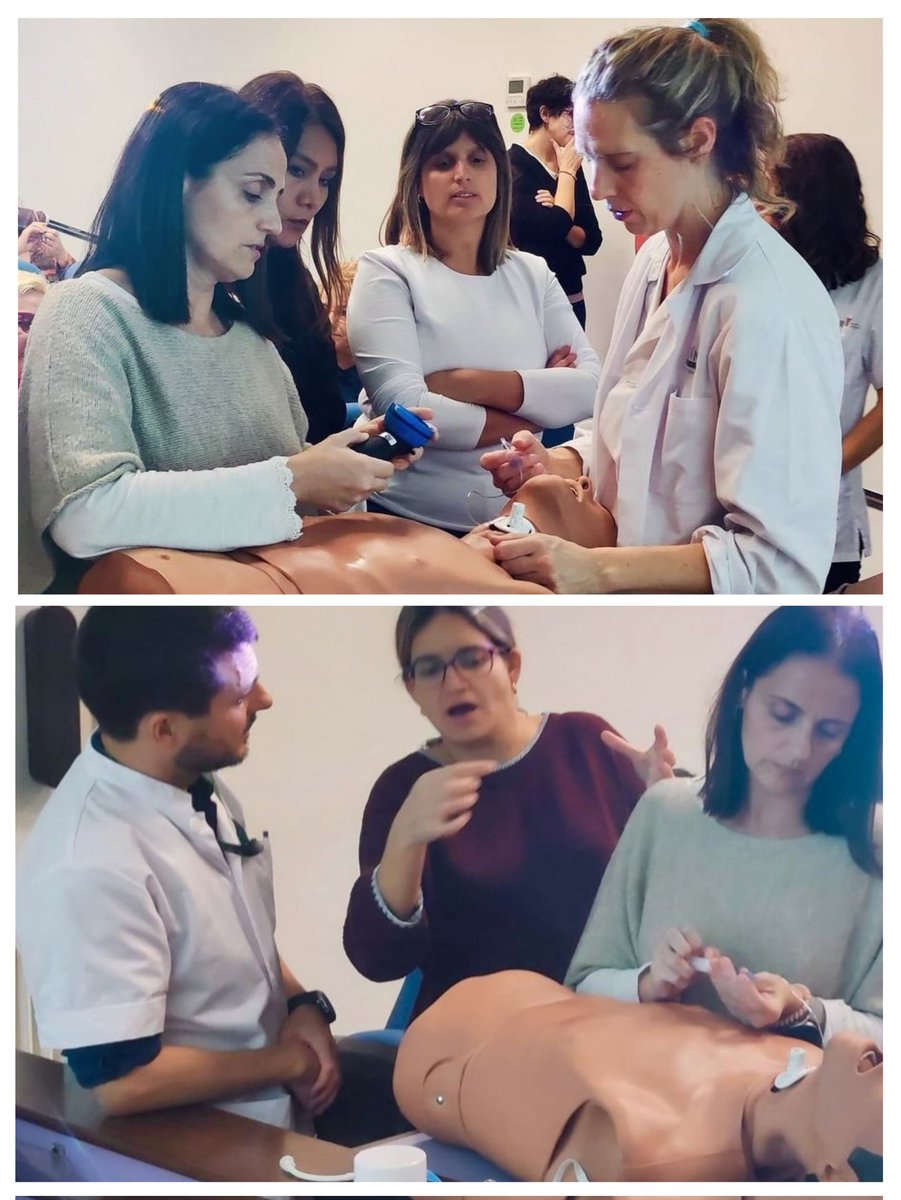 Curs presencial i pràctic "Maneig del pacient traqueostomitzat" de la mà de <a href="/NuriaCT83/">Nuria Cuesta Troya</a>, IPA cap i coll, Joan Melis, fisioterapeuta, i Mònica Egea, logopeda. Gràcies per difondre el vostre coneixement i formar a altres professionals!