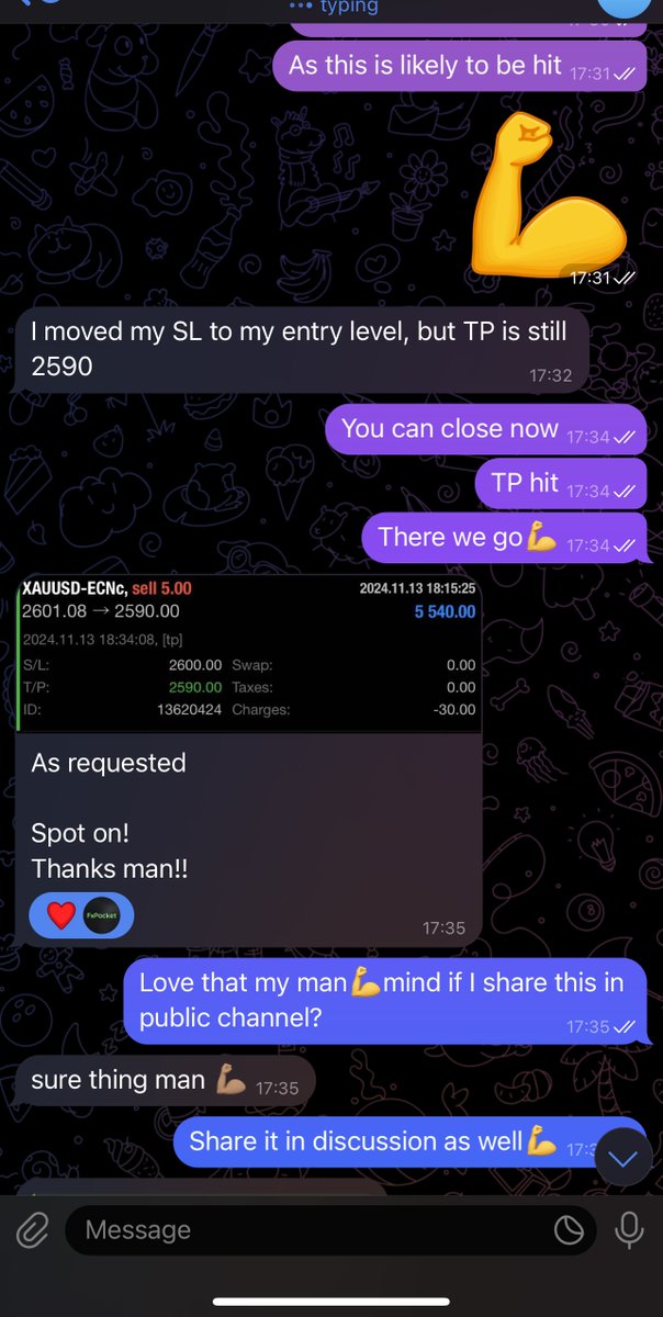 Today during our live-trading zoom session in FxPocket Premium, we managed to make some scalps on gold.

This is one of our members sharing their profit💪

Don’t miss out on the value!

#XAUUSD #xauusdsignals #trading 

Join FxPocket Premium at fxpocket.com