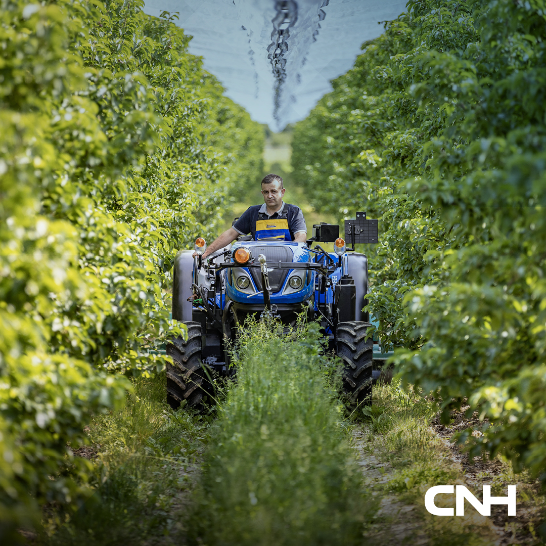 CNHIndustrial's tweet photo. OUR BRANDS DELIVER INNOVATIVE, FIT-FOR-PURPOSE MACHINES

The @NewHollandAG T4F S is an Orchard Tractor built for both the everyday and the exceptional tasks faced by orchard farmers, greenhouse vegetable growers and vignerons. A lowered centre of gravity and driving position, SuperSteer front axle, and 12 forward and 12 reverse gears deliver the agile manoeuvrability and performance needed when clear groundspaceis limited.

From the largest combine to the compact but perfectly formed T4F S Tractor our brands are innovating to meet the needs of every branch of farming.

Discover the T4F S for yourself on the New Holland website: https://t.co/f8a7Ss8yVd

#CNH #CNHIndustrial #BreakingNewGround #CNHHeroes #NewHolland #Orchard #Tractor #T4FS #SuperSteer #Greenhouse #Vegetable #Vignerons #Productivity #Innovation #Technology #Agriculture #Farming #Vintner