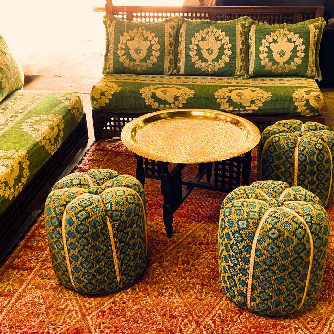 badiadesigninc's tweet image. Custom colors and fabrics create warm and inviting living spaces. Go to the link in our bio to explore our decor!

#MoroccanDesign #MoroccanTables #Poufs #ClientProjects #InteriorAccents #BadiaDesign
