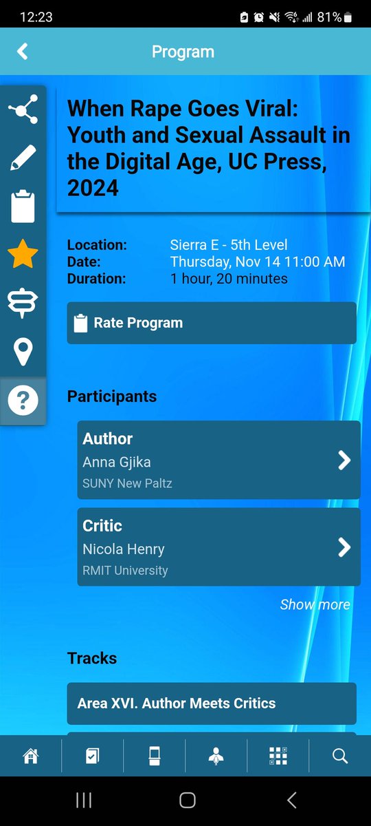 Dr. Anna Gjika is on Blsky (@gjikaphd) on Twitter photo Super excited for my AMC session tomorrow with the excellent <a href="/DrBridgetHarris/">Bridget Harris</a> <a href="/Dekeseredy/">Walter DeKeseredy</a> <a href="/n_henry/">Nicola Henry</a> & Molly Dragiewicz. Come check us out!
<a href="/ascdov1/">ASC Division of Victimology</a> <a href="/ASCFemCrim/">ASC Division on Feminist Criminology(formerly DWC)</a> <a href="/ASCCriticalCrim/">The Division</a> <a href="/ASCRM41/">Amer Soc of Crim</a> #ASC2024 #ASCSanFran24 Super excited for my AMC session tomorrow with the excellent <a href="/DrBridgetHarris/">Bridget Harris</a> <a href="/Dekeseredy/">Walter DeKeseredy</a> <a href="/n_henry/">Nicola Henry</a> & Molly Dragiewicz. Come check us out!
<a href="/ascdov1/">ASC Division of Victimology</a> <a href="/ASCFemCrim/">ASC Division on Feminist Criminology(formerly DWC)</a> <a href="/ASCCriticalCrim/">The Division</a> <a href="/ASCRM41/">Amer Soc of Crim</a> #ASC2024 #ASCSanFran24