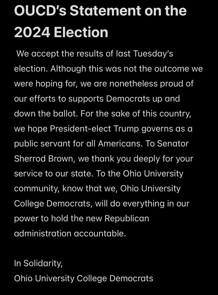 OU College Democrats tweet media