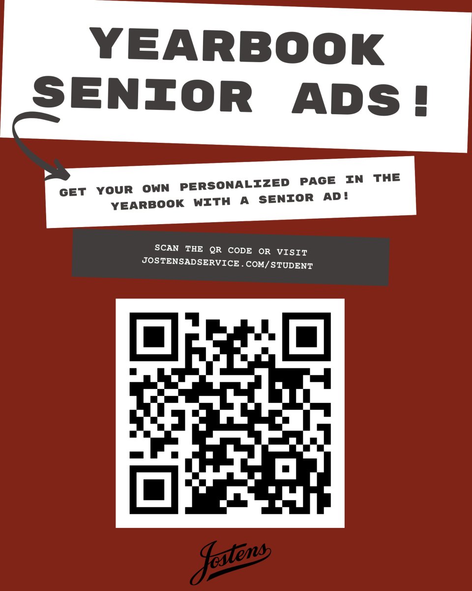 LAST CHANCE!
🚨 Last call for Senior Ads! 🚨 Don’t miss out on celebrating your senior in this year’s yearbook! The deadline to order is this Friday, Nov. 15. Secure your spot and make it memorable! 🗓️ #SeniorAd #Yearbook