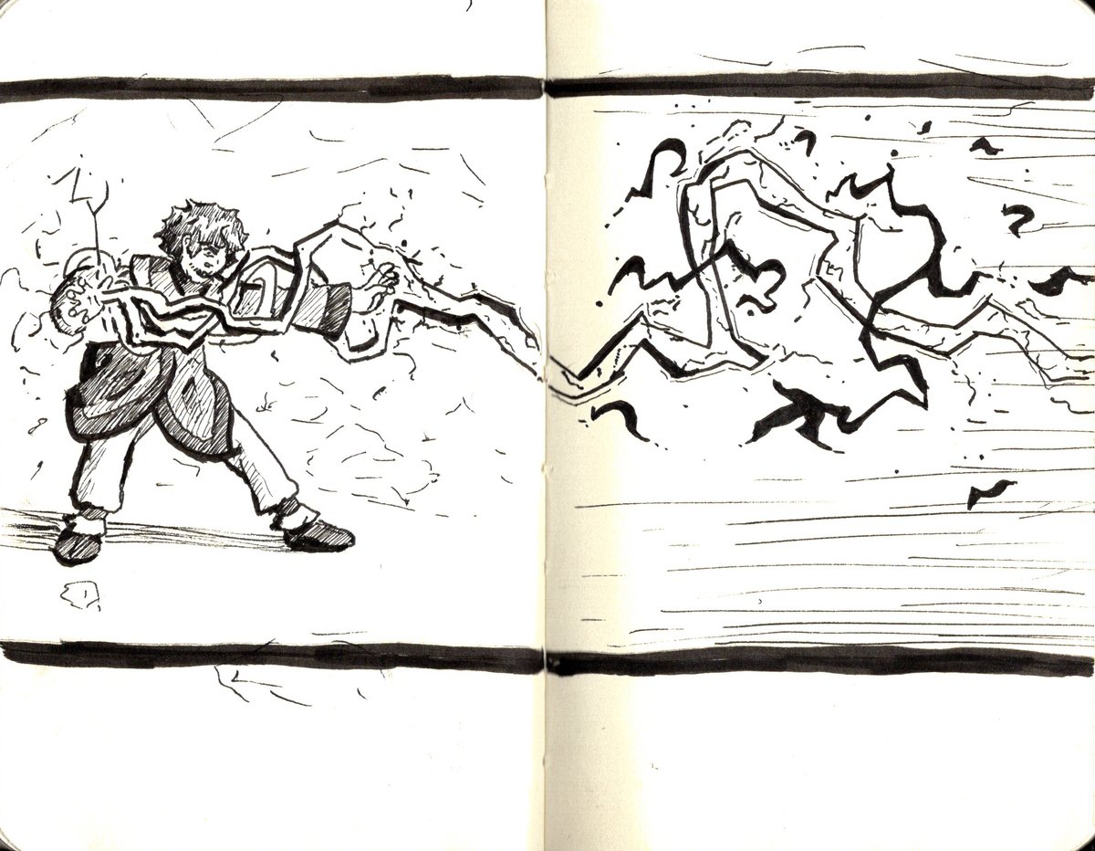 InnoSaryn's tweet photo. i want to practice drawing lightning more. I dont have a habit of finding references so what i do is pretty much just me exploring on my own. https://t.co/yrKygCjSg6