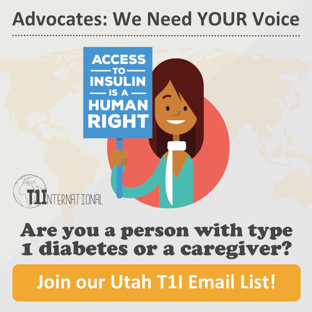 Hello! We are starting an email list! This email list will include fun facts, important updates and information, upcoming events, and opportunities to help advocate for affordable insulin! To sign up you can DM us here or send us an email at utinsulin4all@t1international.com!