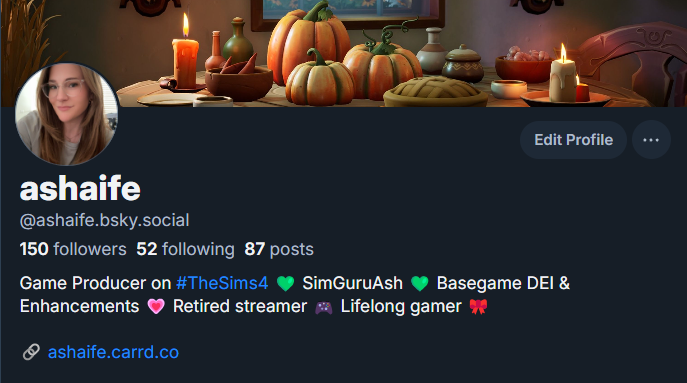 Hi friends! I'm over here now. Very tempted to delete this one. Feel free to ping me if we're mutuals! 🔹🔹🔹 <a href="/Ashaife/">Asheeffee 💚</a> <a href="/SimGuruAsh/">SimGuruAsh 🍂</a>