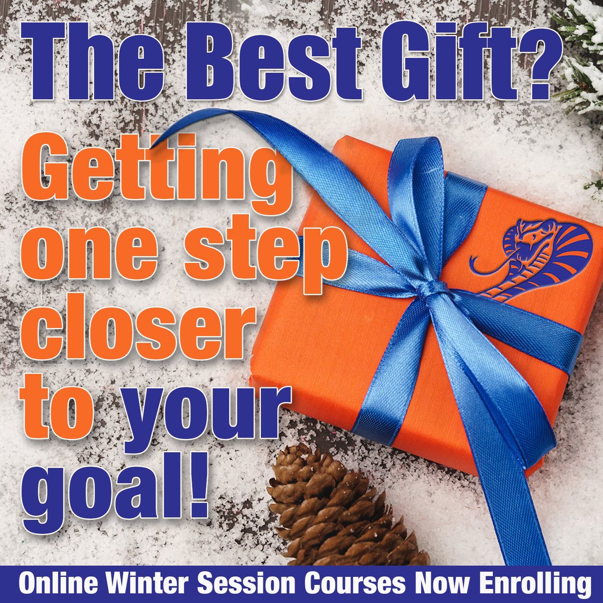 cccti's tweet image. Now Enrolling for Winter Session and Spring 2025 at CCC&amp;amp;TI!

Get ahead this winter with our short-term online courses, running Dec. 5 to Jan. 7! Whether you’re looking to advance in business, art, history, or psychology, we’ve got it! 

#WinterCourses #SpringEnrollment #CCCTI