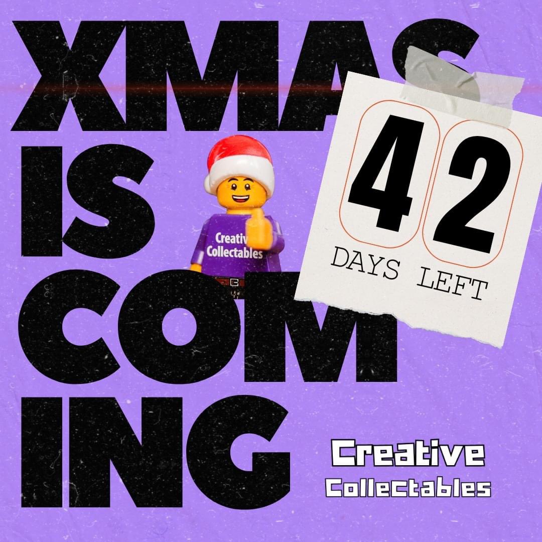 CreativeColshop's tweet image. 🎄 Only 42 Days Until Christmas! 🎄

Get ahead of your holiday shopping at Creative Collectables find something truly special, or explore our full range anytime at creativecollectables.co.uk. 

Christmas is coming—let us help you make it unforgettable!
