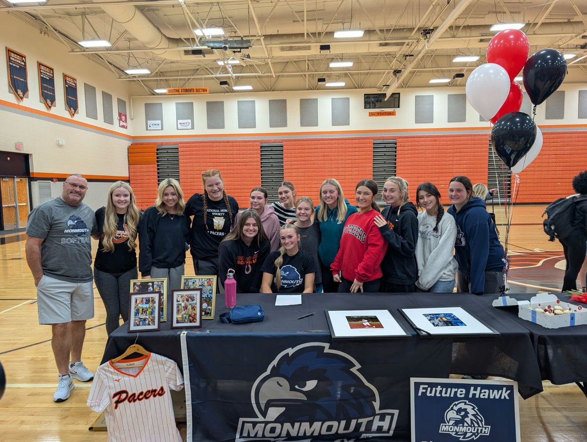 I want to thank all of my family, friends, teammates, and coaches for coming to my signing.  I am excited to start my next chapter. #FlyHawks 

<a href="/MonmouthSB/">Monmouth Softball</a> <a href="/MorganRoyer/">Morgan Royer</a> <a href="/DTownPacers/">Delaware Athletics</a> <a href="/MonmouthHawks/">Monmouth Hawks</a>