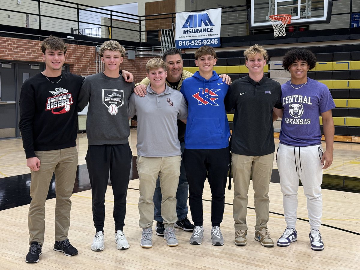 Congratulations to these 6 seniors who signed to play college baseball today!  It has been my great pleasure to coach them, and I can’t wait for the season to begin. These guys make coming to work fun.