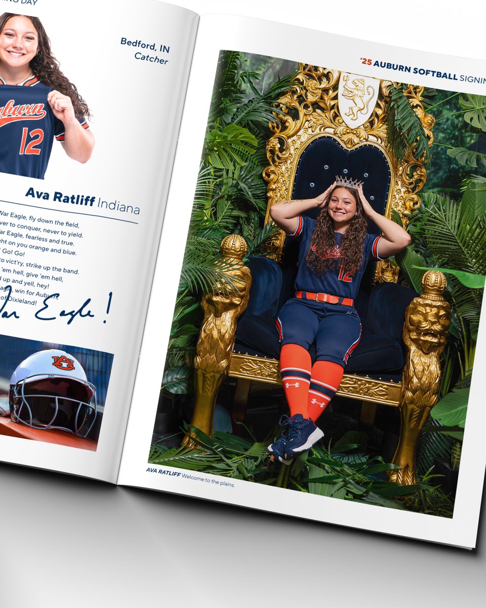 Auburn Softball (@auburnsoftball) on Twitter photo SIGNED ✍️
🏡 Bedford, Indiana
🥎 Catcher
🏆 2X NFCA National Catcher of the Year
💪 Owns Indiana home run record
🎖️3x All-State selection
#WarEagle | <a href="/AvaRatliff2025/">Ava Ratliff</a> SIGNED ✍️
🏡 Bedford, Indiana
🥎 Catcher
🏆 2X NFCA National Catcher of the Year
💪 Owns Indiana home run record
🎖️3x All-State selection
#WarEagle | <a href="/AvaRatliff2025/">Ava Ratliff</a>