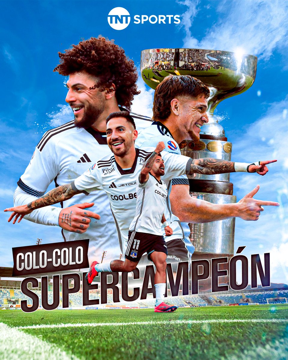 🤩🏆🏁 COLO COLO ES EL SUPERCAMPEÓN

El Cacique aguantó el resultado hasta el final y venció a Huachipato, en la definición de la #SupercopaxTNTSports.

Felicidades al cuadro Albo por una nueva corona de esta nueva tradición de nuestro fútbol.