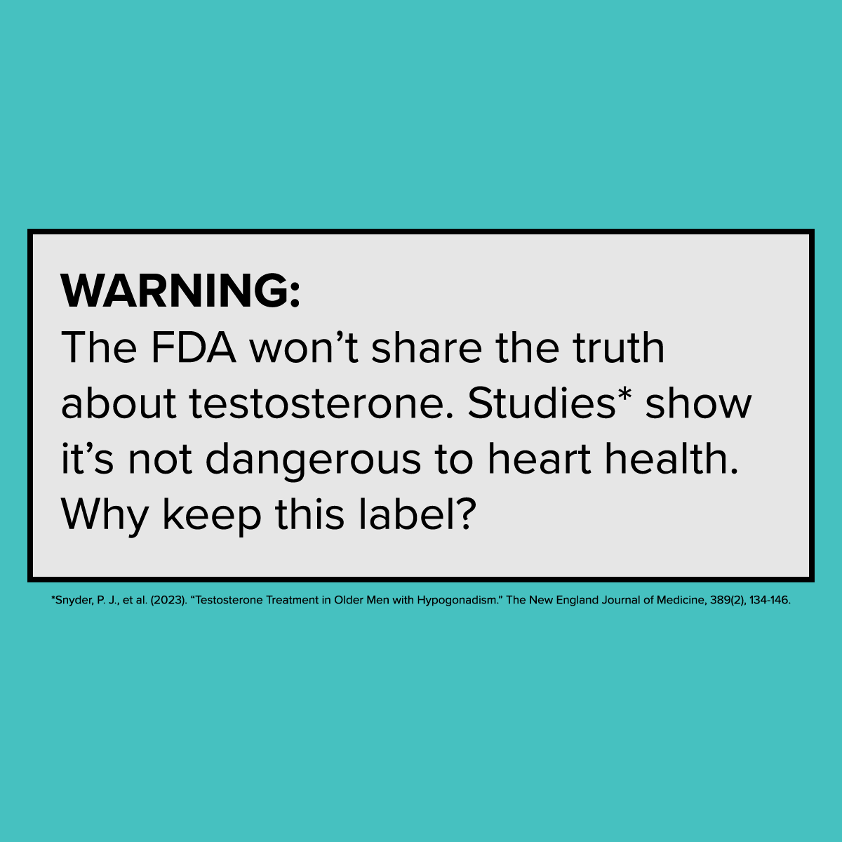 The Testosterone Project tweet media