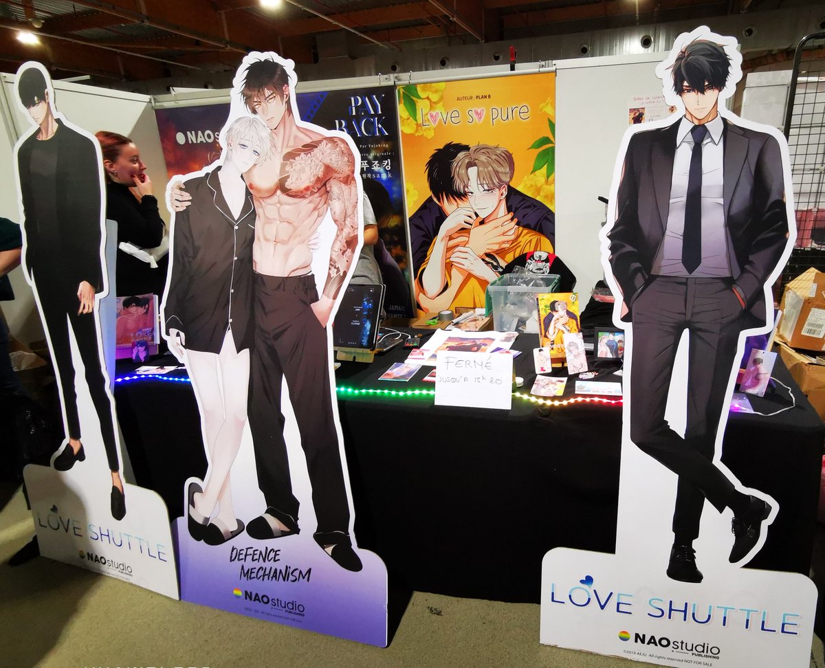 LilyLorenski's tweet photo. Vu à la @YconFR Lee Doyun et Jung Taehan ❤️ Merci à Nao Studio Publishing @blAddictbyNao de publier Love Shuttle. Merci à Aeju @hhsis2 pour cette belle histoire ❤️ #Loveshuttle #aeju #naostudiopublishing https://t.co/jSmRZ9xZ5g
