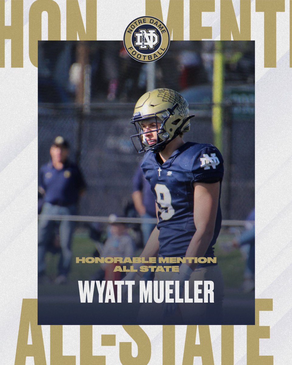 Quincy Notre Dame Football tweet media