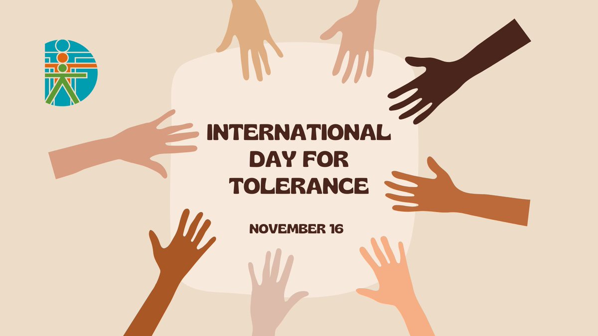 🌍On this International Day for Tolerance, we want to emphasize that tolerance is much more than an abstract value: it is a powerful lever for preventing violence and strengthening social cohesion.

🕊️We must continue to build a world where everyone can live in dignity!
