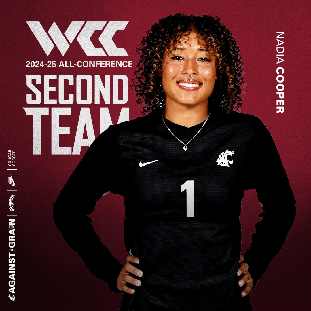 WSUCougarSoccer's tweet photo. SIX Cougars earn WCC All-Conference recognition, headlined by co-captains Reese and Grayson on the First Team! Congrats Cougs!

#GoCougs // #AgainstTheGrain https://t.co/9mIvZhShzv