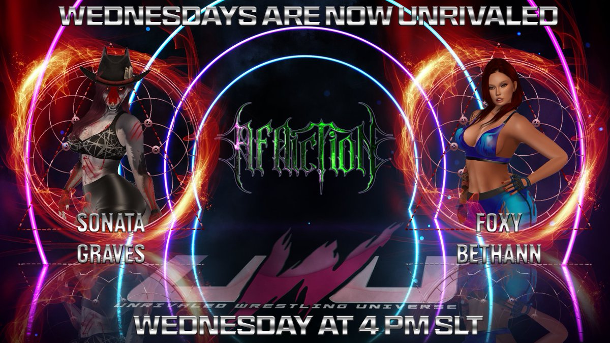 The next fight on our card tonight! 

Sonata Graves Vs Foxy Bethann!