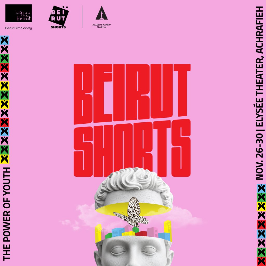 Rebirth is coming 🦋 🌆 

Our poster captures the spirit of every Lebanese believer of transformation &amp; the power of youth.

Each element tells a story of hope, &amp; the journey towards a brighter Lebanon.

Head to our website for the full story.

#BeirutShorts #Rebirth
